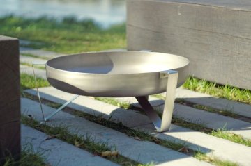 SvenskaV Design Feuerschale Voma XXL - Ø 63 cm - Edelstahl