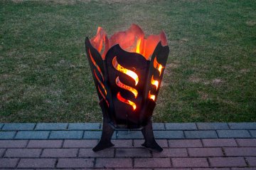 SvenskaV Feuerkorb Spark - Ø 41 cm - Rohstahl