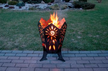 SvenskaV Feuerkorb Sunshine - Ø 41 cm - Rohstahl