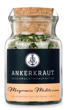 Ankerkraut Mayonnaise Mediterran Gewürzmischung, 75g Glas