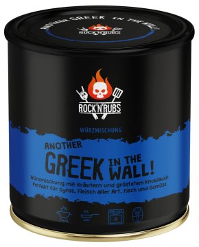 Rock'n Rubs - Another Greek in the Wall - BBQ Rub 140 g Dose