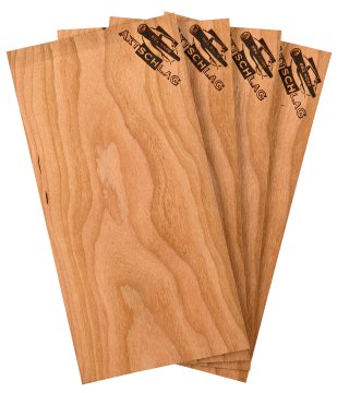 Axtschlag Einmal Räucherbretter Kirsche / Wood Planks Single Use Cherry - 30 x 15 cm / 4er Pack