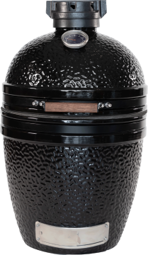 The Bastard Keramikgrill Classic Medium - Solo - schwarz glänzend - Modell 2025