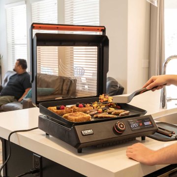 Blackstone 17 Zoll Elektro Griddle Tischgrill mit Grillplatte