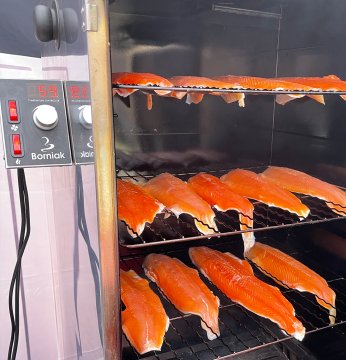 Borniak BBQ Smoker BBDS-70 SIMPLE Edelstahl, 70 Liter, Version 1.4