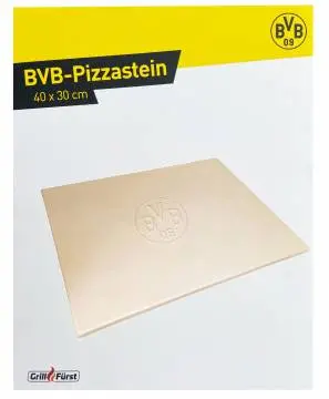 Grillfürst Pizzastein rechteckig 40 x 30 cm - Borussia Dortmund Edition