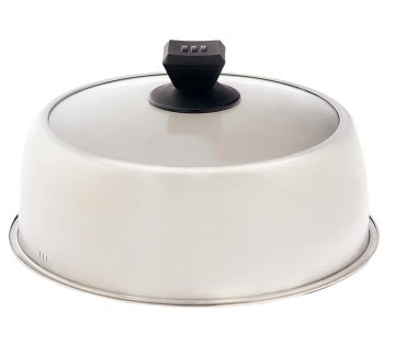 Brabura Garglocke 30cm Edelstahl & Glas