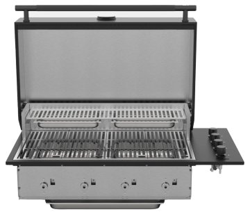Brabura Einbaugrill Box-Q Schwarz