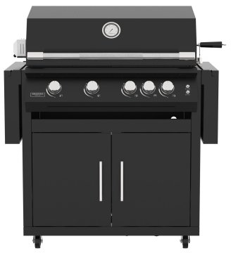 Brabura Gasgrill Fusion 400 RM - 4-Brenner / Schwarz - inkl. Rotisserie