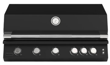 Brabura Einbaugrill Fusion 500 RM - 5-Brenner / Schwarz