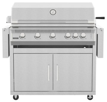 Brabura Gasgrill Fusion 500 RS - 5-Brenner / Edelstahl - inkl. Rotisserie