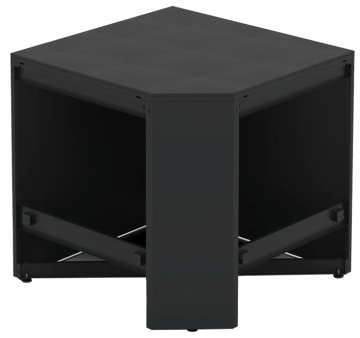 Brabura Outdoor Küche - CT 90 Eckmodul - Anthracite Grey / Nero Zimbabwe