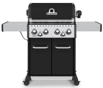 Broil King Baron 490 Black Gasgrill inkl. Drehspieß - Modell 2025
