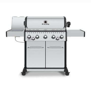 Broil King Baron S590 IR Gasgrill inkl. Drehspieß + Infrarot-Seitenbrenner - Modell 2025