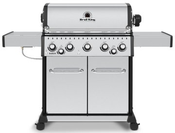 Broil King Baron S590 IR Gasgrill inkl. Drehspieß + Infrarot-Seitenbrenner - Modell 2025