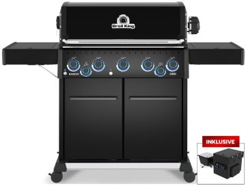 Broil King Baron 590 X Shadow Gasgrill / Pelletgrill - mit Pelletmodul 500