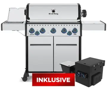 Broil King Baron S 590 IRX Gasgrill / Pelletgrill - mit Pelletmodul 500