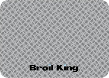 Broil King Grillmatte Bodenschutz / Grillunterlage Silber / 140 x 90 cm