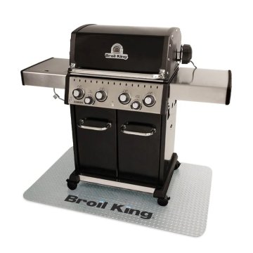Broil King Grillmatte Bodenschutz / Grillunterlage Silber / 140 x 90 cm