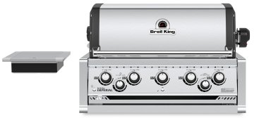 Broil King Imperial 590 PRO Einbaugrill mit Drehspieß + Seitenbrenner - Modell 2025