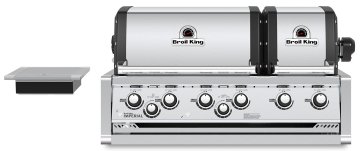 Broil King Imperial 690XL PRO Einbaugrill mit Drehspieß + Seitenbrenner - Modell 2025