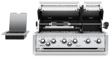 Broil King Imperial 690XL PRO Einbaugrill mit Drehspieß + Seitenbrenner - Modell 2025