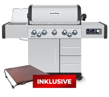 Broil King Imperial QS 590 IR Gasgrill - Smart Grill mit iQue™ Intelligent Barbecue - inkl. Blazinglas
