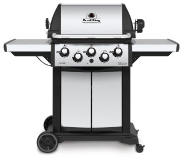 Broil King Signet 390 Gasgrill inkl. Drehspieß - X-DEAL inkl. Gussplatte, Fettschiene und Abdeckhaube