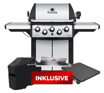 Broil King Signet 390 Gasgrill inkl. Drehspieß - X-DEAL inkl. Gussplatte, Fettschiene und Abdeckhaube - Modell 2026