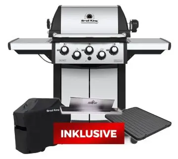Broil King Signet 390 Gasgrill inkl. Drehspieß - X-DEAL inkl. Gussplatte, Fettschiene und Abdeckhaube - Modell 2026