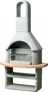 Beton Grillkamin - Holzkohlegrill und Feuerstelle