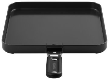 CADAC Universal Grillplatte für Gaskocher / glatt - mit abnehmbarem Griff