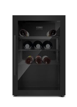 CASO Design Barbecue Cooler S-R - Outdoor-Kühlschrank (63 Liter) mit schwarzem Edelstahlgehäuse - Rechtsanschlag