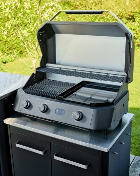 COZZE G-800 COMBO - Plancha Grill mit Grillrost