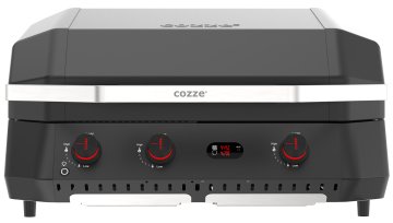 COZZE G-800 COMBO - Plancha Grill mit Grillrost