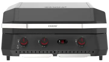 COZZE G-800 COMBO - Plancha Grill mit Grillrost - 30 mbar EU-Version