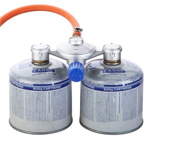 CADAC Dual Power Pack für Anschluss von 2 Gaskartuschen - 50mbar