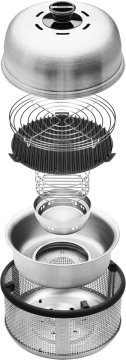 Cobb Grill PREMIER+ Holzkohlegrill Tischgrill Campinggrill inkl. Griddle-Grillplatte und Bratenrost