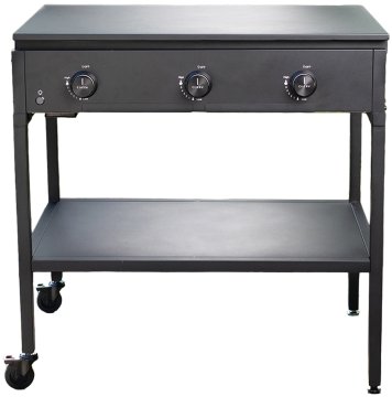 Cozze Combo 900 - Planchagrill und Steakstation - mit Plancha und Infrarotbrenner, inkl. Grillstation