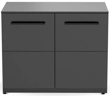 COZZE Outdoor Küche Elements - Schrank mit Türen, 110 cm inkl. Arbeitsplatte (HPL)