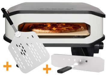 COZZE Pizzaofen elektrisch 34 cm (13") - inkl. Hitzeschild + Pizzaschieber