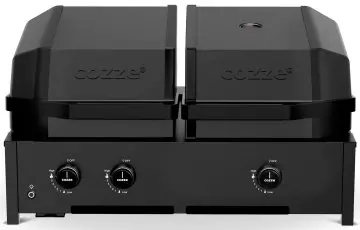 Cozze Quattro 900 - 4in1 Gasgrill + Planchagrill + Pizzaofen + Steakstation