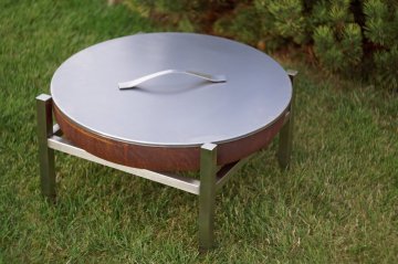 SvenskaV Deckel für Feuerschale Ø 63 cm - Edelstahl