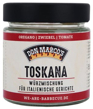 Don Marcos Toskana BBQ Gewürz 85g Glas