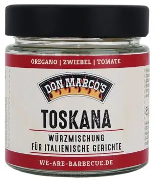 Don Marcos Toskana BBQ Gewürz 85g Glas