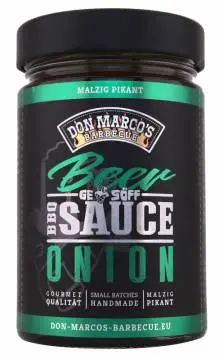 Don Marcos BBQ Sauce - Beer & Onion - 260ml Glas