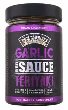 Don Marcos BBQ Sauce - Garlic Teriyaki - 260ml Glas