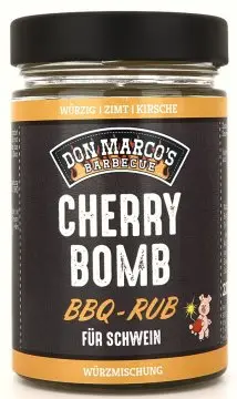 Don Marcos Cherry Bomb BBQ Rub 220g Glas