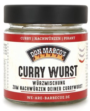 Don Marcos Currywurst Würzer Pikant Würzmischung - 70g Glas