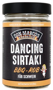 Don Marcos Dancing Sirtaki BBQ Rub 160g Glas